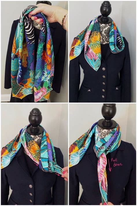 hermes scarf tying ideas|hermes scarf tying guide pdf.